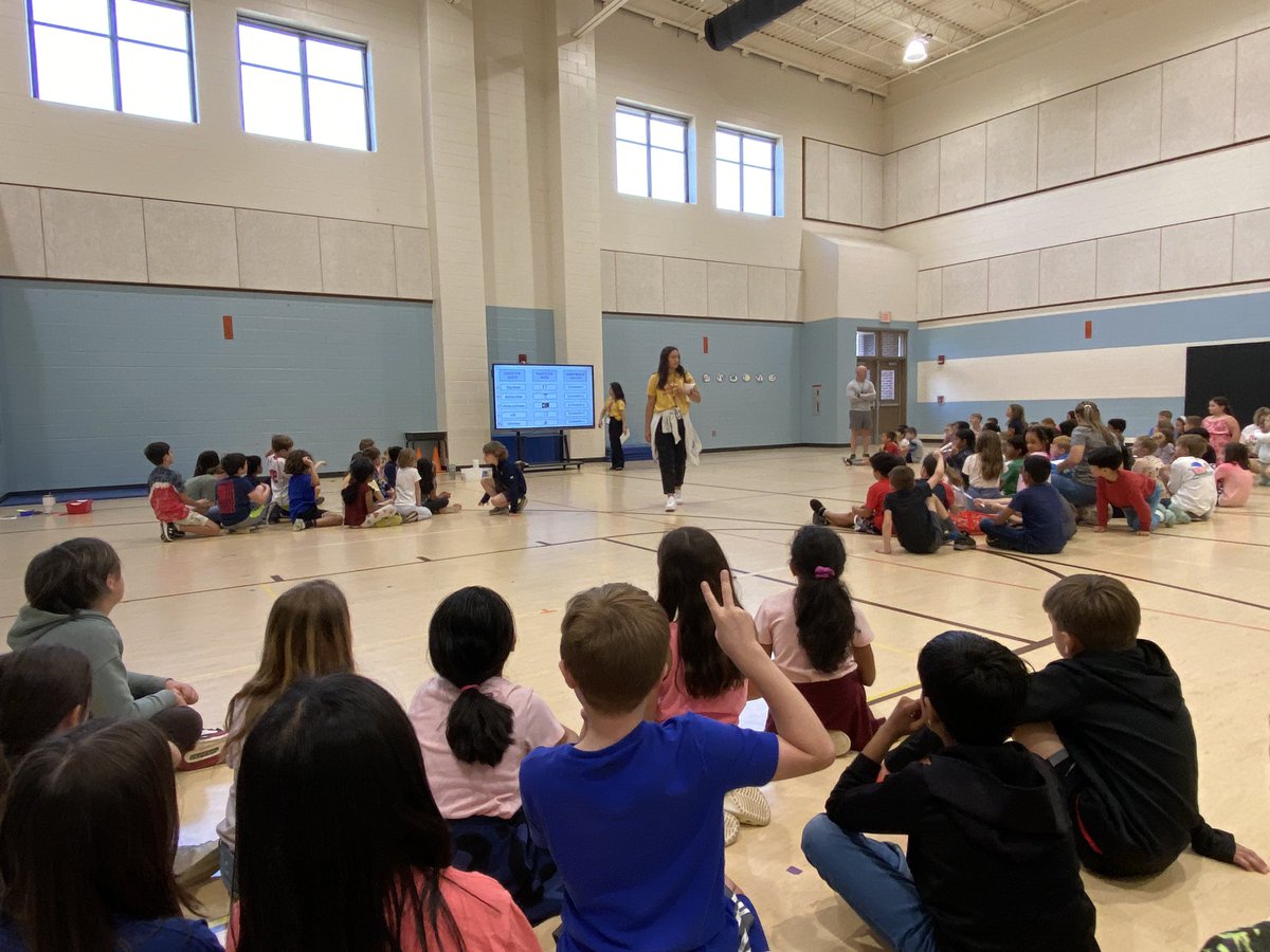 Shout to Ms Maida and Ms Avila for a great day of assemblies discussing with students how your words matter. <a href="/HawCreekES/">Haw Creek Elementary</a> #yourwordsmatter