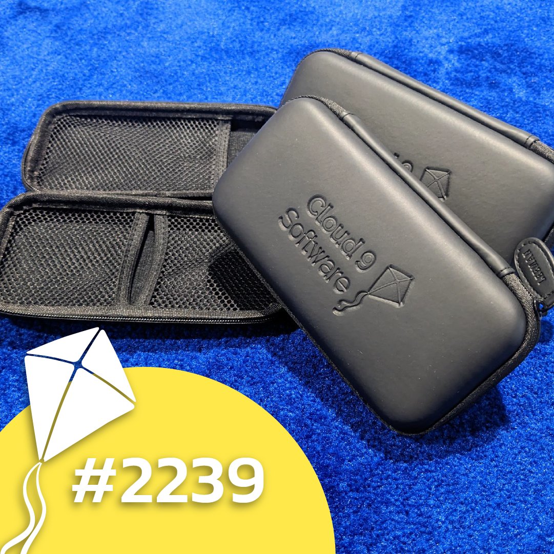 What better way to keep track of those pesky charging cables than this nifty Cloud 9 customer tech case? Come visit us at booth # 2239 for this complimentary gift as our thanks for being a loyal customer! <a href="/AAOrtho/">AAO</a>  - thanks for having us! 🙌