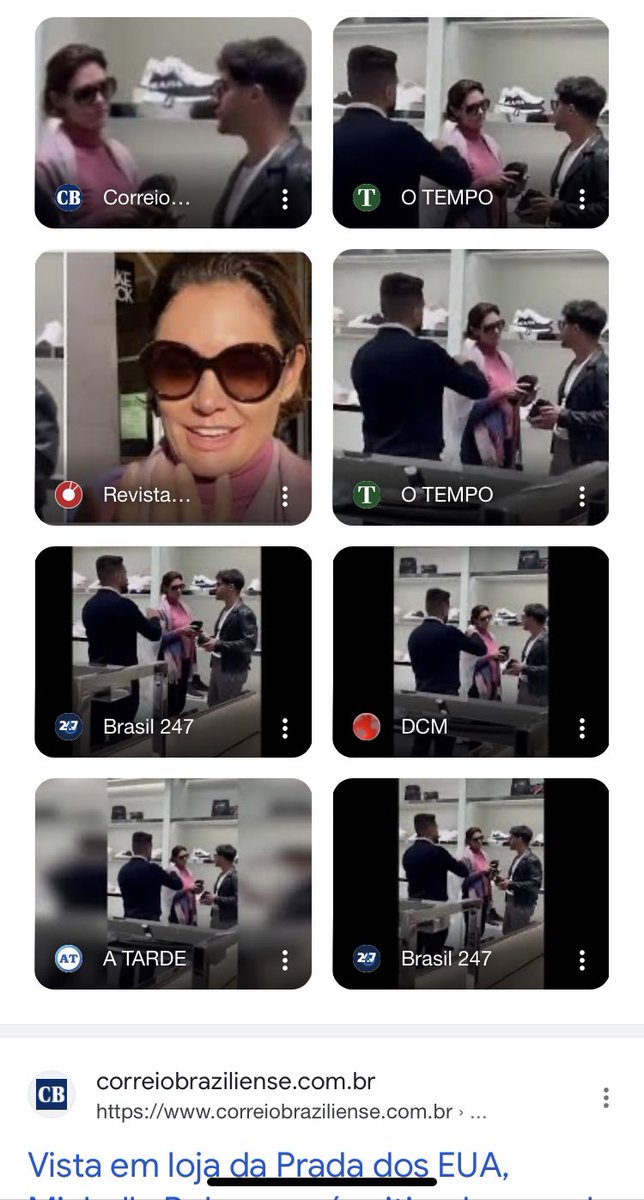 DraIracema_'s tweet photo. Janja fazendo compras na Loja da Prada em Orlando, EUA. 🤦♀️ https://t.co/ZPIpdOOByN