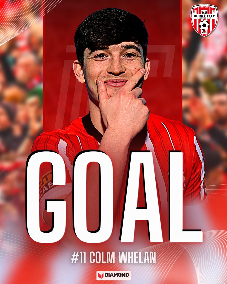 derrycityfc's tweet photo. He's just on the pitch after almost a year out and he's scored!! 🔴⚪ 0-3 https://t.co/ywFH9BntUB