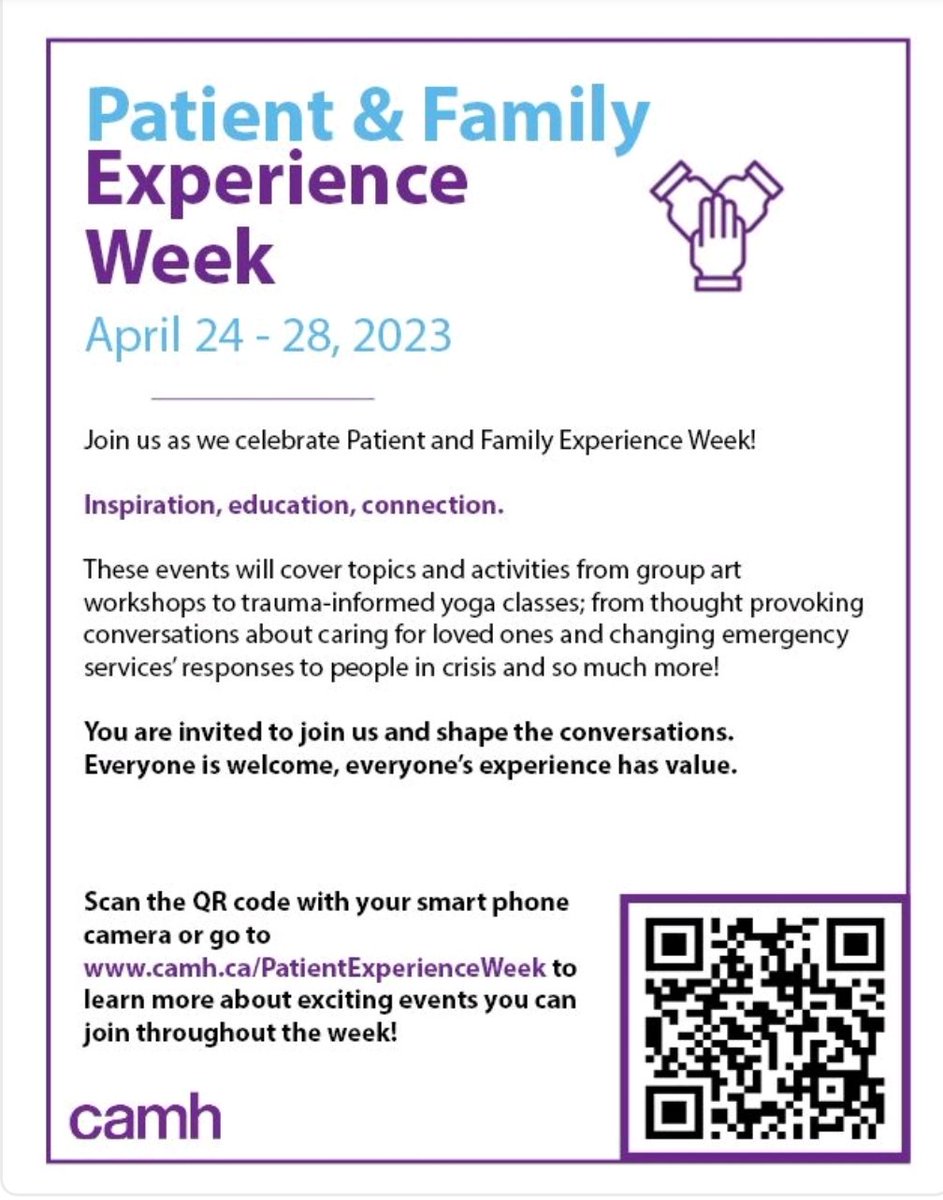 ShopApanaki's tweet photo. I'm so happy to be a small part of this!!!! I will be facilitating a collaborative workshop with the patients, family, and staff of CAMH!
https://t.co/Swx4gRYezU
#patientandfamilyempowermentweek #camh #artfacilitator #apanaki #apnki #apanakitemitayom #collaborativeworkshop https://t.co/wvcXBJPjEE