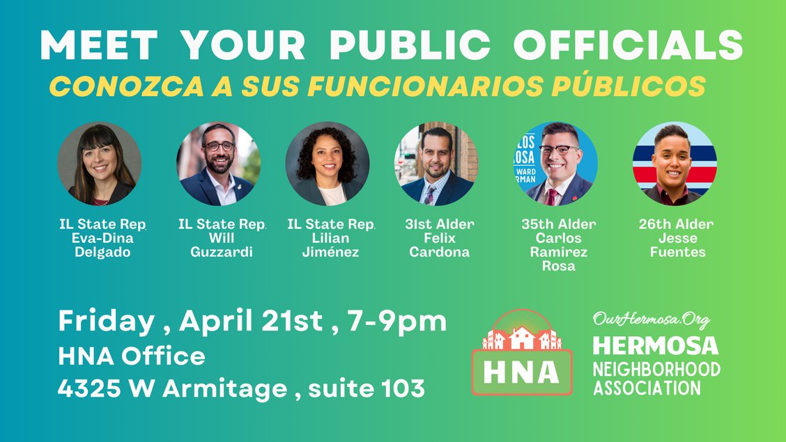 RepGuzzardi39's tweet photo. Hi #Hermosa! Come out *tonight* at 7pm to Meet your Public Officials at the HNA office. @OurHermosa 
 
RSVP at: https://t.co/GOWCk7JbCO 👇 📅✅ https://t.co/Pr1vXpP0mh