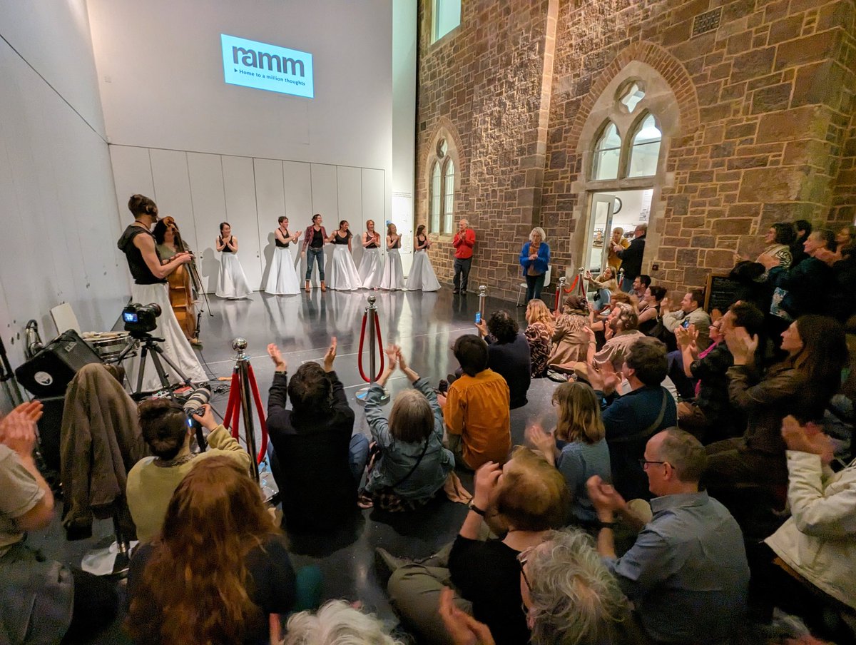 VisitDevonUK's tweet photo. Excellent performance by South West Dance Hub @RAMMuseum #rammlates https://t.co/suMf4ol5LN