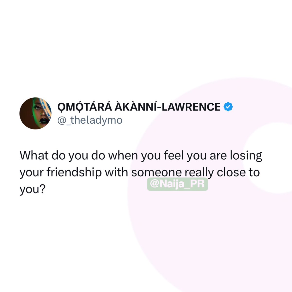 Naija tweet media