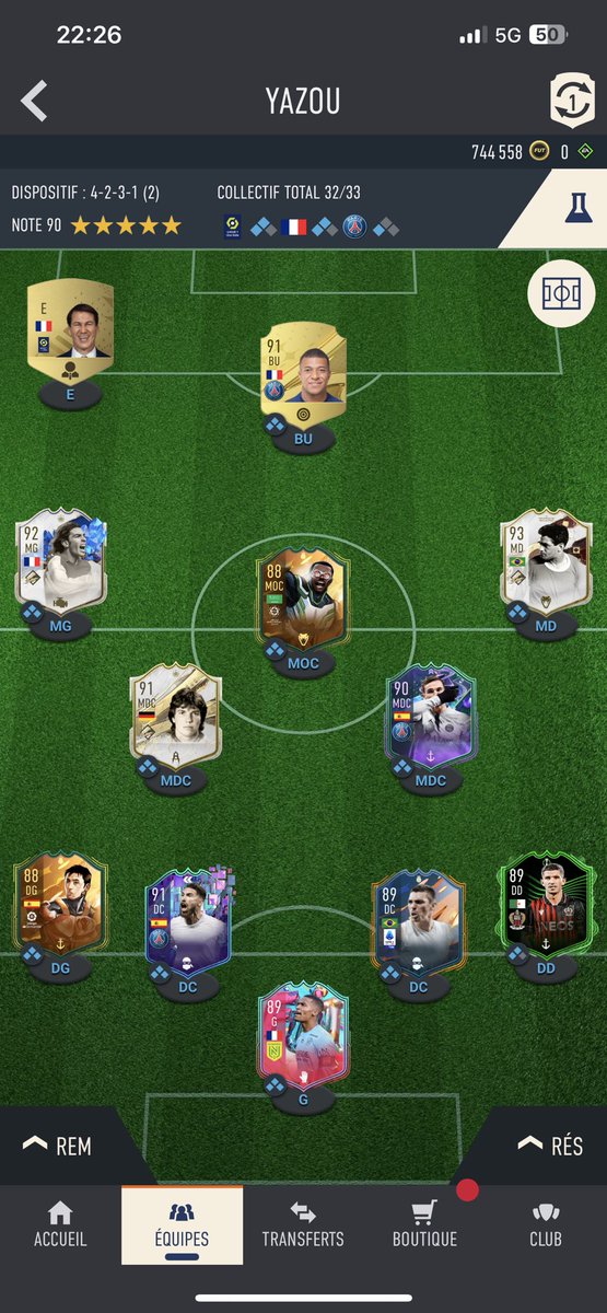ParigoUsh's tweet photo. @FansdeFUT Un avis sur ce que je pourrait améliorer ou changer ? https://t.co/pNIO4CrTOt