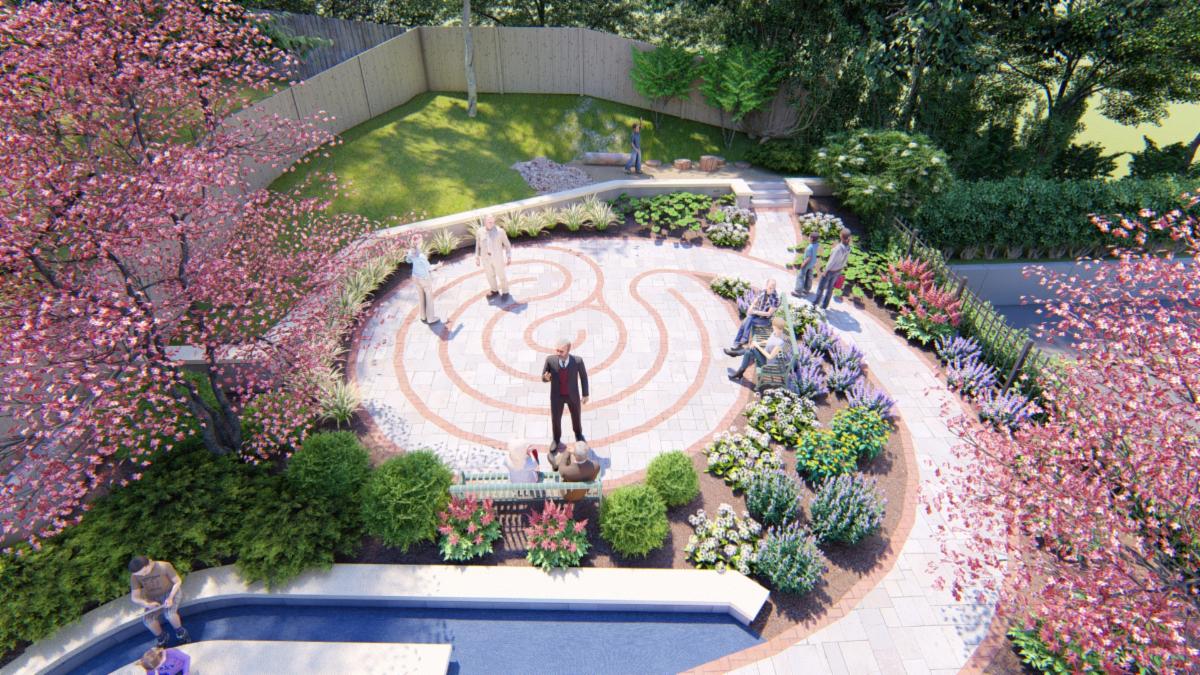 bbs_arch's tweet photo. In honor of earth day we are celebrating some great outdoor spaces we are creating with our clients!  This project at the Port Jefferson Free Library will be completed later this year and will feature areas for crafts, story time, fitness, quiet reflection &amp; nature learning. https://t.co/safOtkfkkA