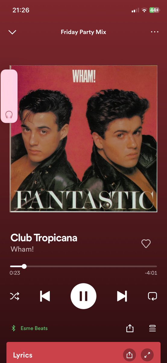 Let me take you to the place 
Where membership's a smiling face 
#wham!
#ClubTropicana