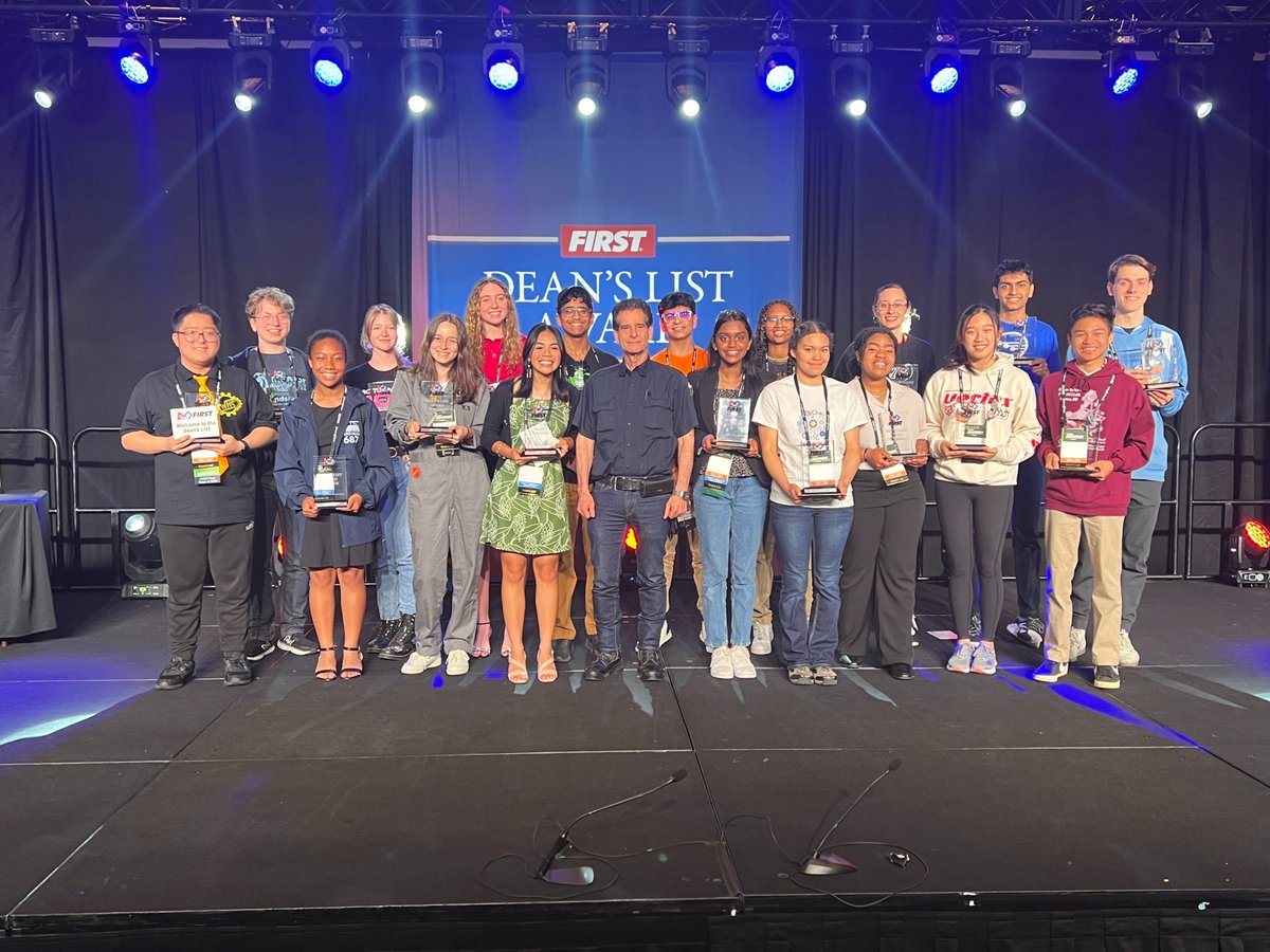 Congratulations to the 2023 <a href="/FTCTeams/">FIRST Tech Challenge</a> and FIRST Robotics Competition Dean's List Award Winners! #MoreThanRobots #FIRSTChamp #PeopleofSTEAM