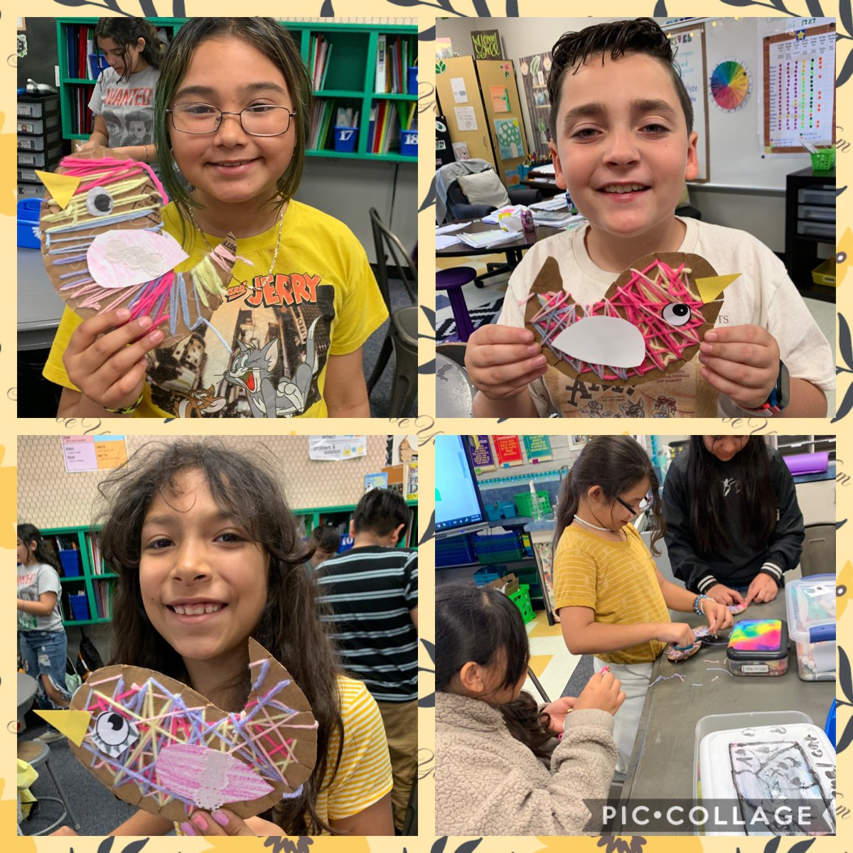 moniesuz's tweet photo. Spring has sprung! We made yarn wrapped birds today in craft club! Time went too fast- we wanted to make more! @LakeDallasElem https://t.co/bns56OJeXn