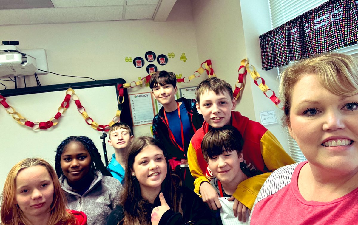 Bridgett007's tweet photo. AMS 7th graders 2-step equations were ‘Off the Chain’ this week in math class. #weare409 https://t.co/UwPFNkEzay