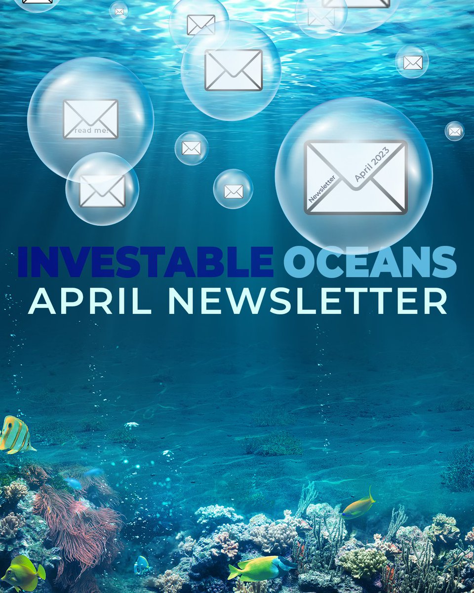 Investable Oceans (@investableocean) on Twitter photo š© April newsletter includes:
⢠An opportunity to explore the YucatĆ”n š²š½
⢠Key #oceaninvestment from <a href="/MorganStanley/">Morgan Stanley</a>
⢠A tool to explore #BlueCarbon around the š
ā¢Ā An op-ed by <a href="/TiffMakesWaves/">Tiffany Duong ā Writer & Explorer</a> on #EarthDay2023 theme: Invest in our Planet
š Subscribe investableoceans.com/signup š© April newsletter includes:
⢠An opportunity to explore the YucatĆ”n š²š½
⢠Key #oceaninvestment from <a href="/MorganStanley/">Morgan Stanley</a>
⢠A tool to explore #BlueCarbon around the š
ā¢Ā An op-ed by <a href="/TiffMakesWaves/">Tiffany Duong ā Writer & Explorer</a> on #EarthDay2023 theme: Invest in our Planet
š Subscribe investableoceans.com/signup