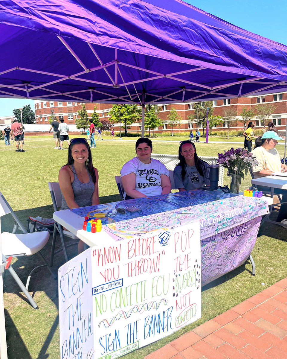 This Earth Day Eve, let's pledge to keep our campus clean and green. Sign our petition to say NO to confetti and YES to a more sustainable future. 

🌿🎉🗑️ 

#EarthDayEve #NoConfetti #CleanCampus #Sustainability <a href="/EastCarolina/">ECU</a> <a href="/ECU_CRW/">ECU Campus Recreation & Wellness</a> <a href="/SustainECU/">ECU Sustainability</a>