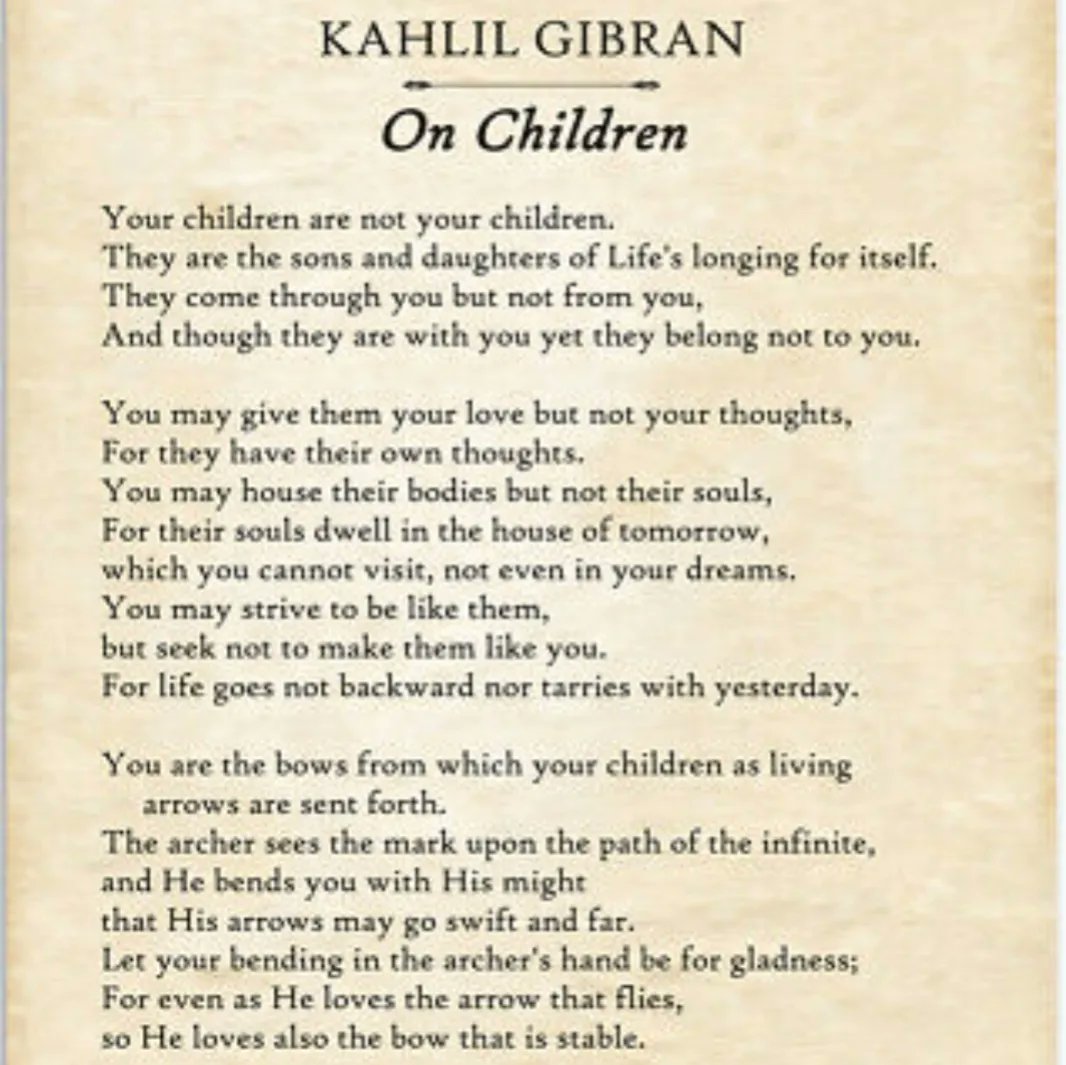 mariteskaufer's tweet image. 🧵 April is National Poetry Month. The 21st day of April is my son's birthday. I am grateful for the gift of living this prose poetry piece by Kahlil Gibran.

Happy birthday, Jordi❣️😇💖✨️

#ThisIs19
#NationalPoetryMonth