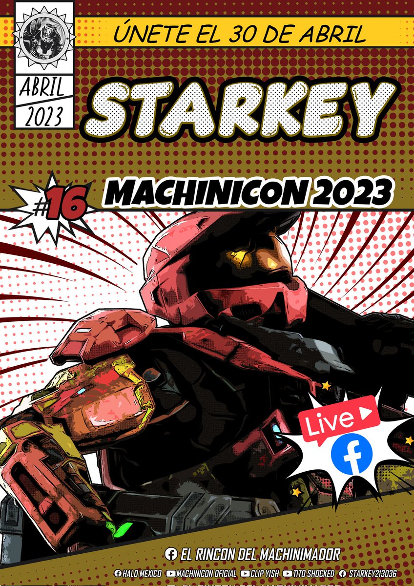starkey213036's tweet photo. Es un placer informales que los #forgersdelapocalipsis estaremos presentes en el Machinicon 2023 de este año en representación del contenido forge de halo en español🛠️.
🗓El día 30 de abril a las 2:00pm. Transmisión desde la Página El Rincon del Machinimador.
#halolatam https://t.co/4YkLmmbw8g