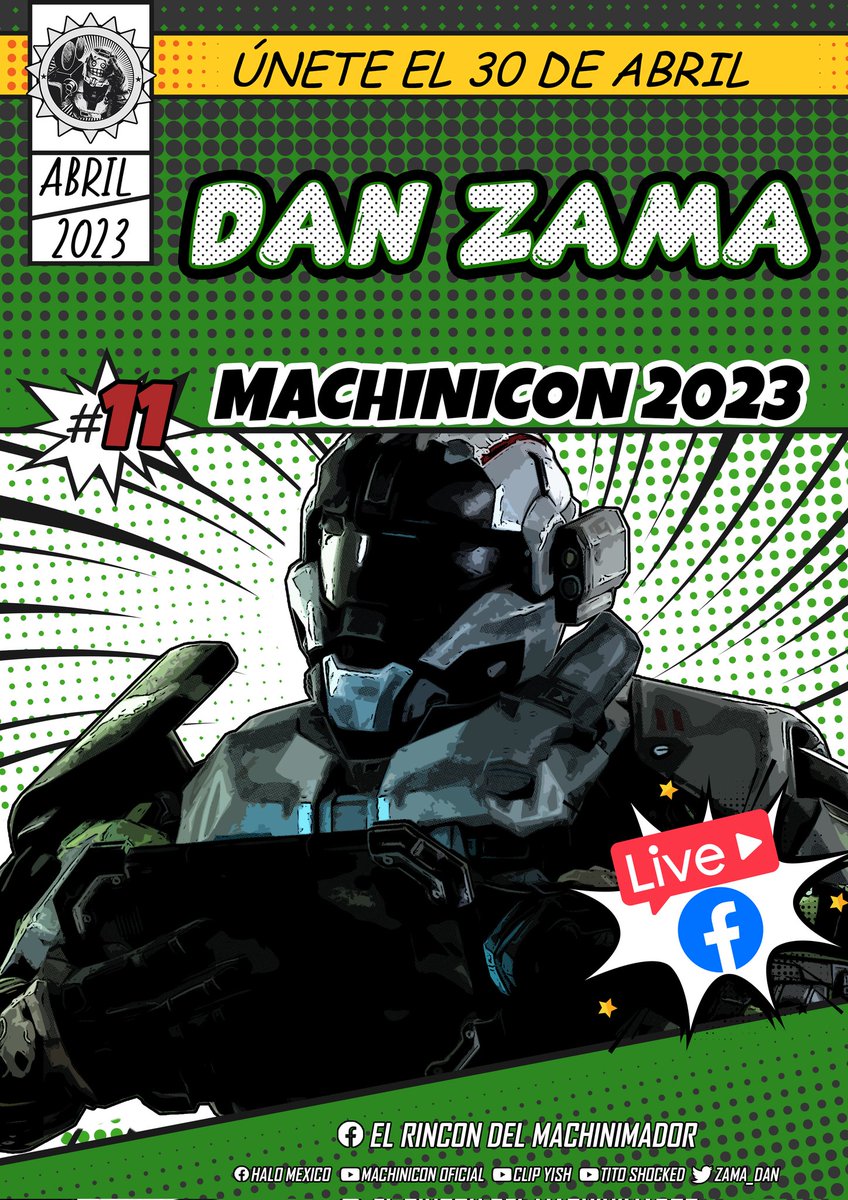 starkey213036's tweet photo. Es un placer informales que los #forgersdelapocalipsis estaremos presentes en el Machinicon 2023 de este año en representación del contenido forge de halo en español🛠️.
🗓El día 30 de abril a las 2:00pm. Transmisión desde la Página El Rincon del Machinimador.
#halolatam https://t.co/4YkLmmbw8g