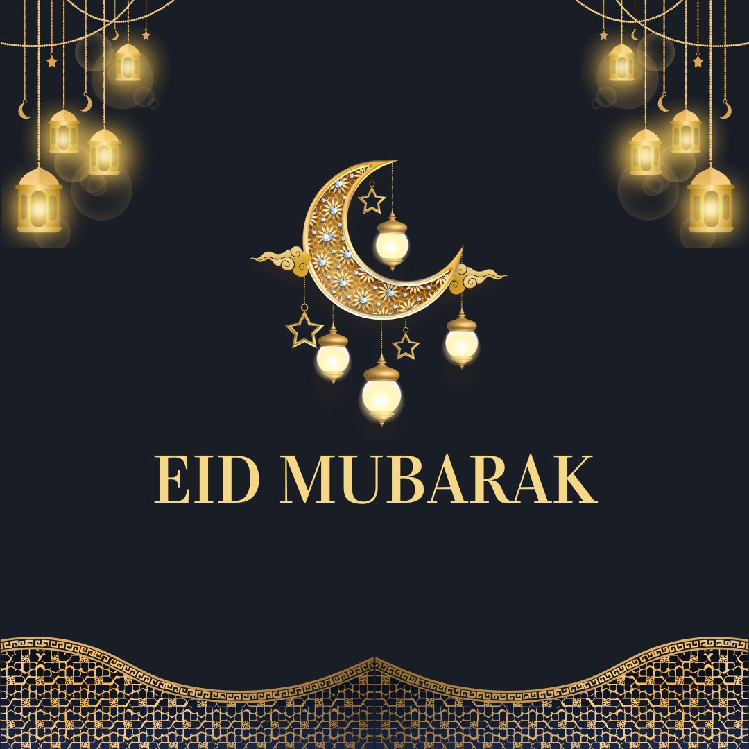 Eid Mubarak! 🎉 Wishing you and your loved ones a joyous celebration filled with love, peace, and happiness