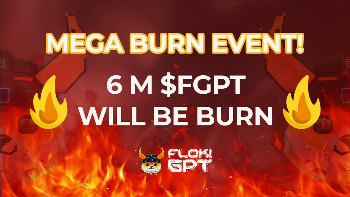 bsc_daily's tweet photo. ⏰Only less than an hour left until the epic burn from @FlokiGpt!

$11.220K in $FGPT will be burned!🔥

6% from total supply is locked until the event

More details of $FGPT👇
https://t.co/hTwmvd6GOB

Let's enjoy this moment with Floki GPT!

Join their TG: https://t.co/e5OkOCdjYM https://t.co/Ykksr38UBW