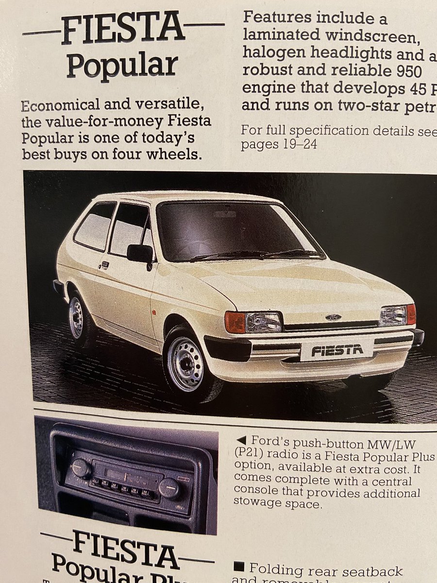 Happy #FordFriday in todays episode 

The Ford Fiesta Mk 2 1988 brochure review inc XR2 

#fordfridays #ford #fordfiesta #weirdcartwitter #carbeochurecollector #carbrochure