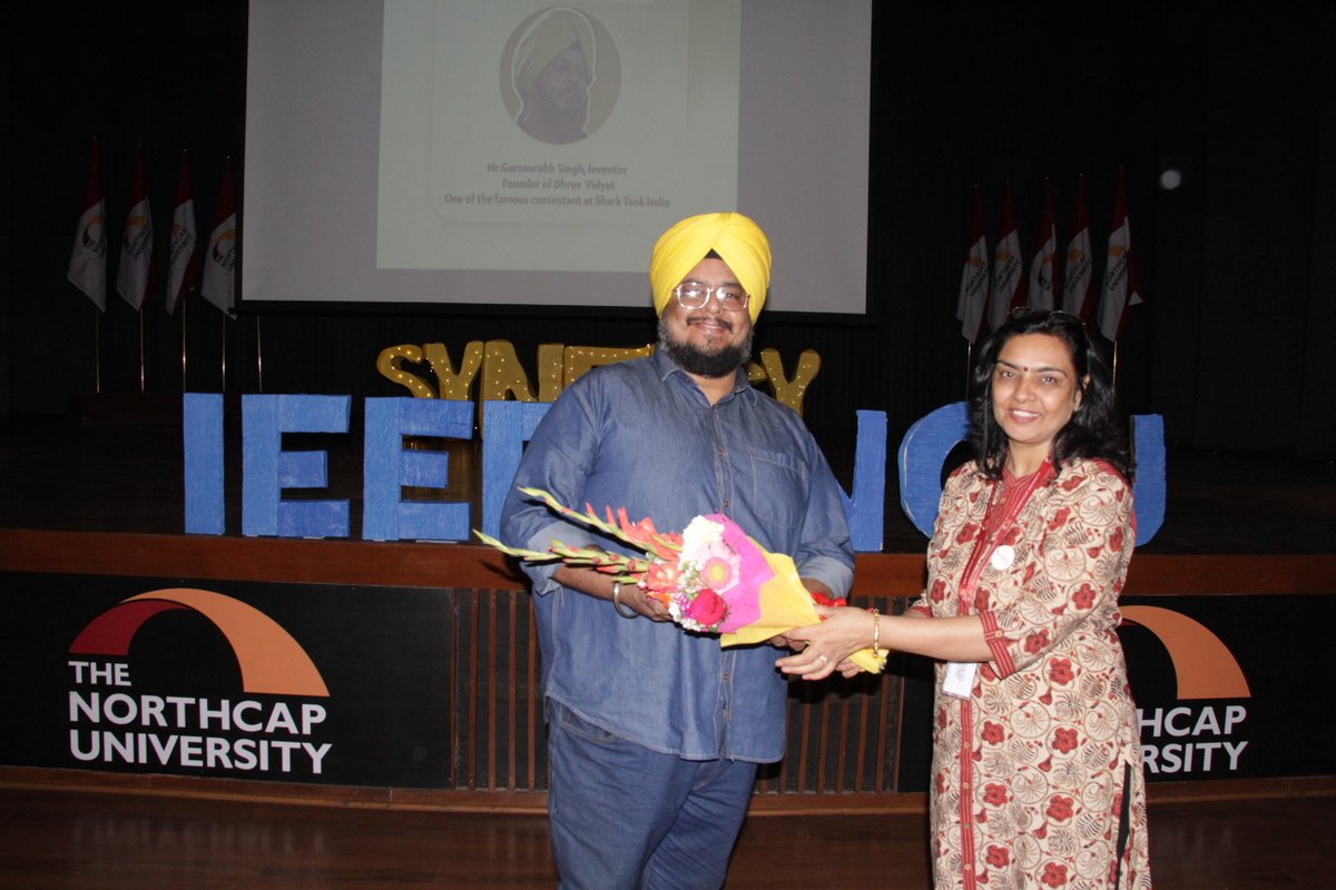 NorthCap_Univ's tweet photo. NCU’s students connected with industry leaders & participated in insightful panel discussions & technical workshops at Synergy 2.0. We’re thankful to the distinguished speakers & NCU’s IEEE Student Branch Chapter for organising this fabulous event!💫
#Synergy2.0 #NorthCap https://t.co/9fwwDoqwJd
