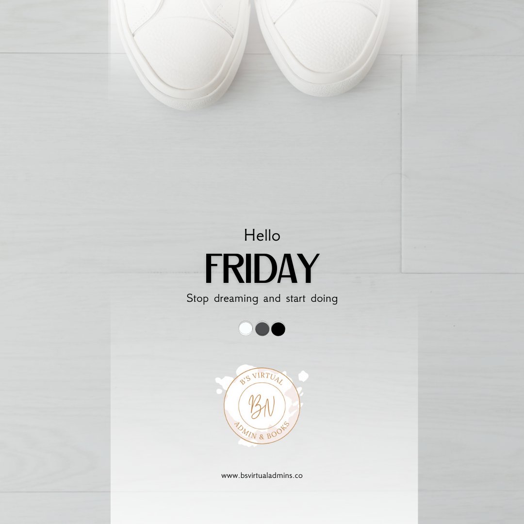 BsVirtualAdmi10's tweet photo. Happy Friday All! Where are your feet taking you this weekend? B's Virtual can help you make that time for yourself! Call us TODAY!
https://t.co/FJIyYFoMkN
(800)652-3116 - Toll Free
(702)637-4415 - Las Vegas
#fridays
#bsvirtual
#takeyourweekendsback https://t.co/DhQmjW0xBu