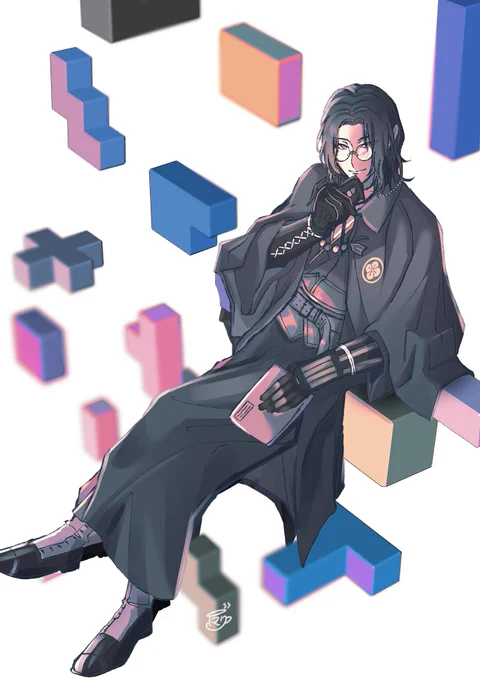 南海先生テトリス上手そう…って思いながら描いてました 