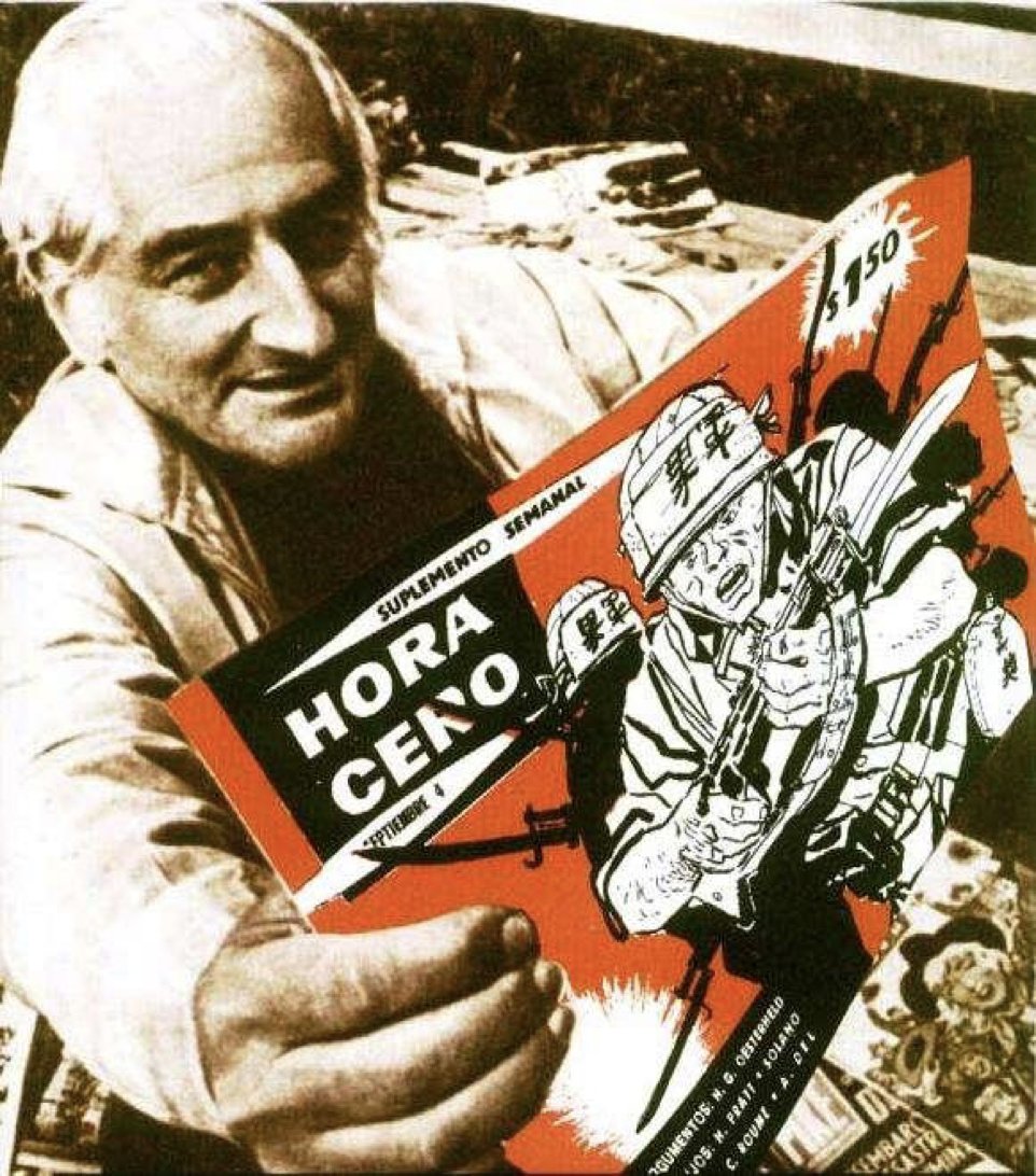 ANPIRomaPosti's tweet photo. Fumettista argentino di fama mondiale autore tra l’altro, insieme a #FranciscoSolanoLopez, del capolavoro conosciuto come l’#Eternauta,
#HéctorGermánOesterheld, venne sequestrato a #LaPlata il #27aprile 1977.Anche due delle sue figlie sono nella lista dei 30.000 #desaparecidos. https://t.co/Is7Nu8m8kY