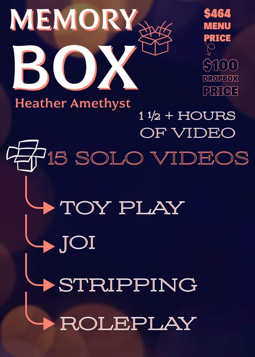 HeatherAmethyst's tweet photo. Soooo much Video time for one low price! https://t.co/igGGvSNFVZ