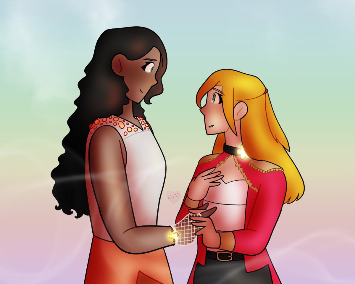 cynheartstudios's tweet photo. A bit of a redraw of my favorite girls 🧡❤️ https://t.co/RxWDsGqglP