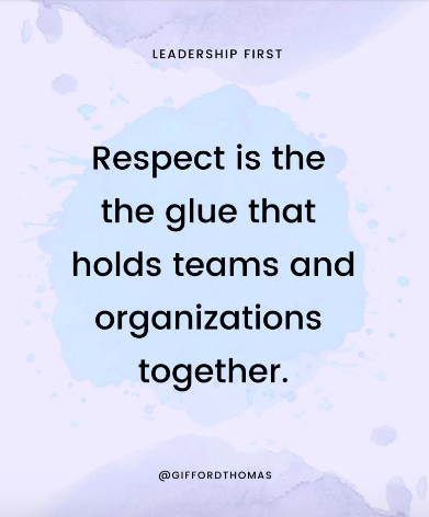Adeshvora's tweet photo. Absolutely! Respect is an essential factor in building a positive and healthy organizational culture. #feelgoodfriday #respect 

https://t.co/EiBKMyLeEl https://t.co/v0FUMzIJpL