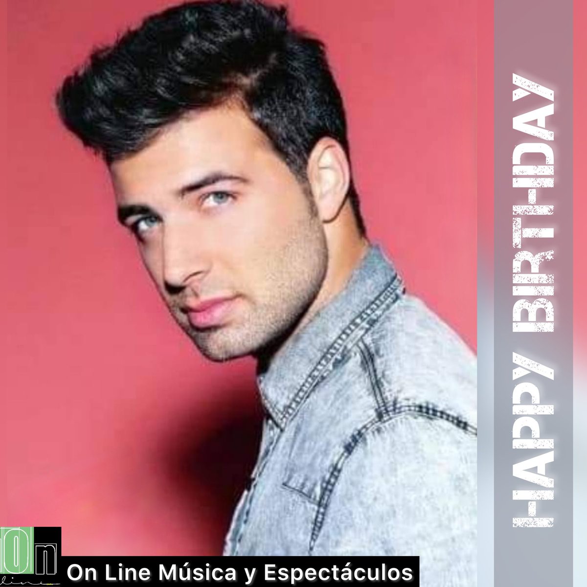 onlinemusicaye1's tweet photo. Happy Birthday Jencarlos Canela

#FelizCumpleaños #happybirthday #Jencarlos #JencarlosCanela #Actor #Cantante #OnLineMyE https://t.co/7cRoqaXhiI