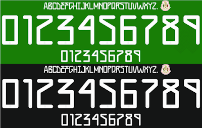 Vector fonts numeros Mexico 2019 2020   #camisetas #moldes #diseños blgs.co/80sgZ4