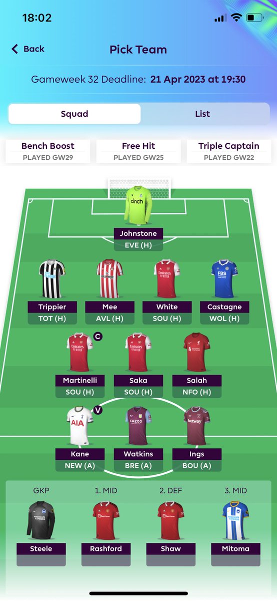 MikeJones8235's tweet photo. @FplMode I’m going for Martinelli 🧢 https://t.co/yqxD4AFxjz