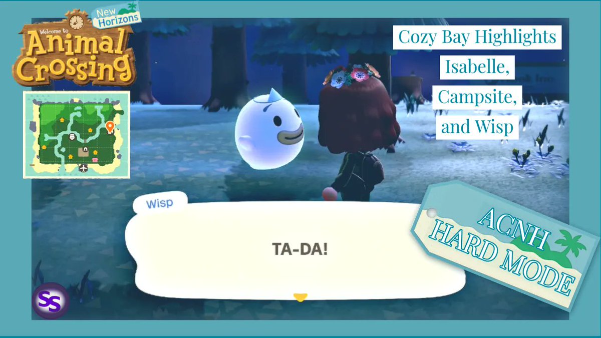 SenileSimmer's tweet photo. ACNH Hard Mode ~ Cozy Bay ~ Piper, Isabelle, Wisp and a Campsite #acnhhardmode
https://t.co/IamJjqK2Ak
we bought pumpkins and sold turnips, we met Piper, Isabelle joined Resident Services, Wisp stopped by, and we built a campsite! https://t.co/qi7JXBZP0w
