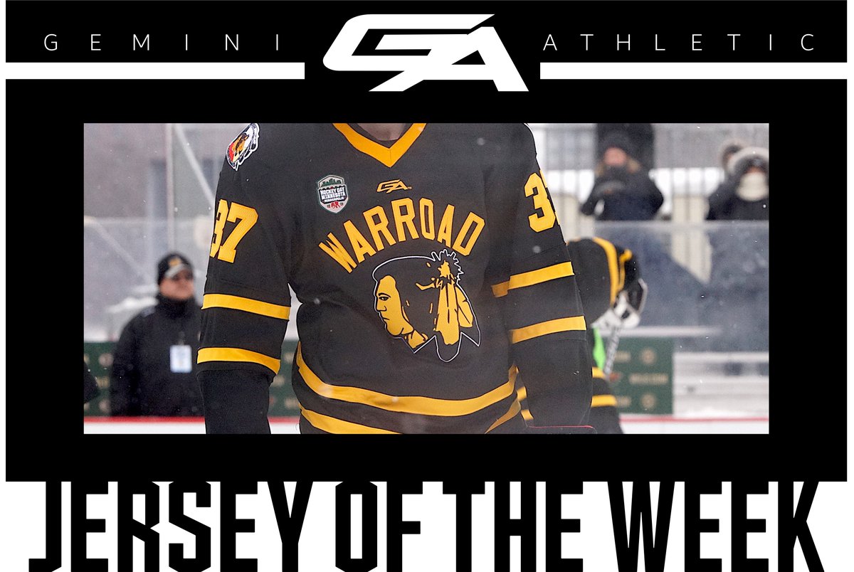 The Gemini Jersey of the Week goes to the @WarroadHShockey 2020 Hockey Day MN set! We hope to see this iconic logo, honoring the rich history and heritage of Warroad, on many more jerseys to come. We’re with you @WarroadS! #AlwaysAWarrior #TheJerseyMatters