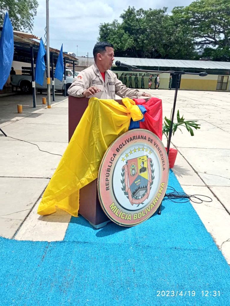 abogado34's tweet photo. ¡FELICITACIONES a los Milician@s de @NaguanaguaApdi, ejemplo permanente de Unidad, Lucha, Batalla y Victoria,  por su ascenso al Grado inmediato superior. Merecido reconocimiento a su patriotismo, valor, y disciplina en la defensa integral de la Patria #JuegosDeportivosALBA https://t.co/CMkdf9X3c3