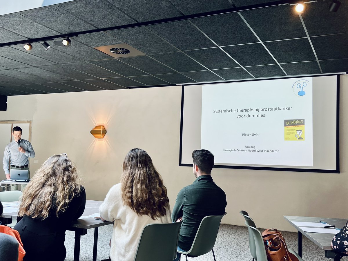 LoicBaekelandt's tweet photo. Systemic therapy in prostate cancer for dummies! 🍼👶
Great job by @PieterUvin at #BMUC #preceptorship @bmuc_be
Don't forget to check polypharmacy for interactions and importance of onco rehab to stay like @Schwarzenegger! 💪 https://t.co/zTpFq5IiJk