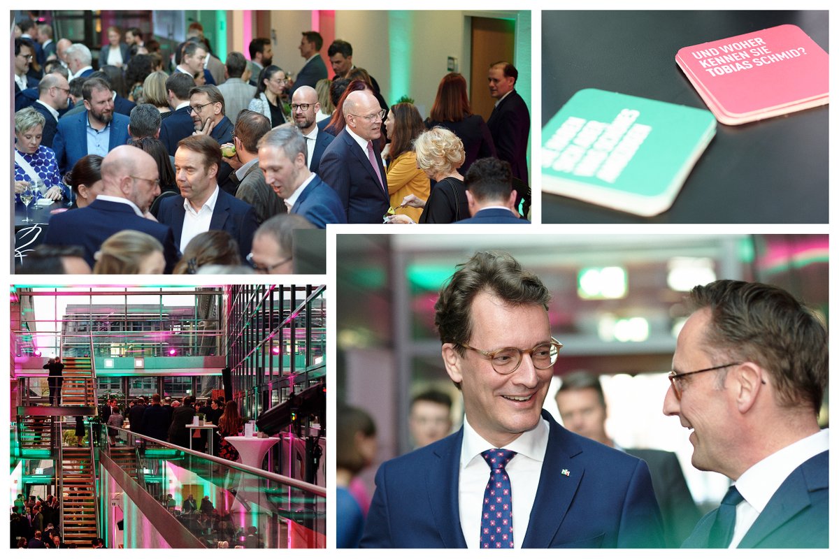 Wir hatten ein #Date! Wir haben gestern am Zollhof den pinken Teppich ausgerollt. Über 150 Gäste aus Politik, der Medienlandschaft NRW und unsere engsten Partnerinnen und Partner. Ganz besonderer Abend mit tollen Gästen, guten Gesprächspartnern und einer wundervollen Stimmung.