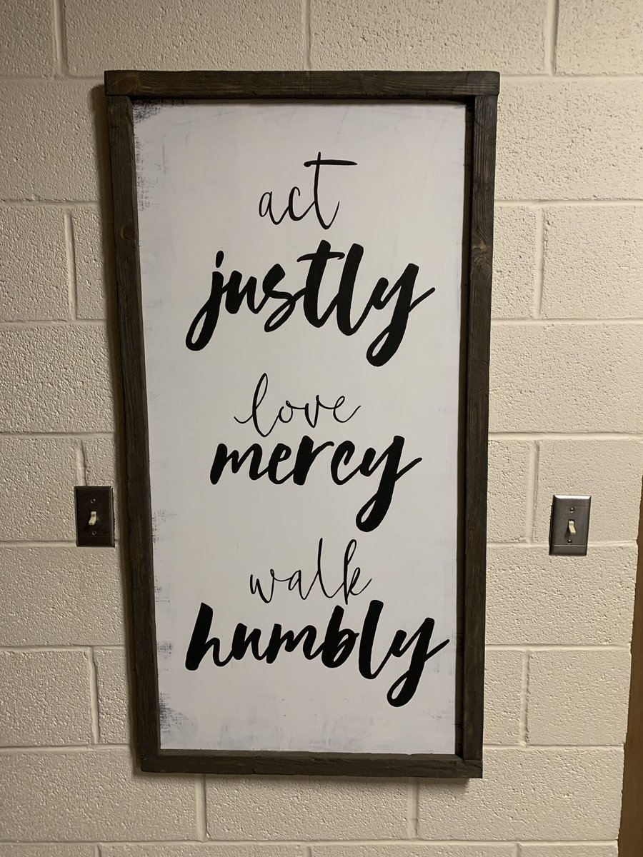 TimAAmor's tweet image. We don’t have the Ted Commandments displayed at our church, but we do have the Beatitudes &amp;amp; Micah 6:8.

Seems like a much better choice.