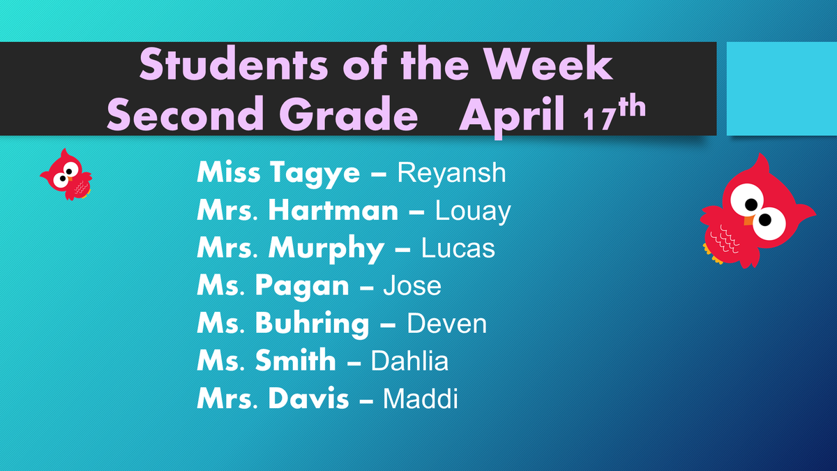 forestcityelem's tweet photo. Let's give a shout out to our fantastic Students of the Week! Congratulations!! https://t.co/b6DqDNOVK8