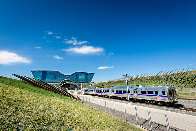 Denver is calling @ENVintel to kick back and relax on the airport train (A-line) from <a href="/DENAirport/">Denver Int'l Airport</a> to Denver Union Station. $10.50 will get you a daily pass! bit.ly/3G1iEAk #ENVSummit