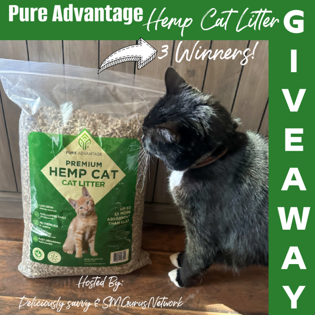 DeliciouslySavv's tweet photo. NEW GIVEAWAY ALERT! Enter To Win The #PureAdvantage Hemp Cat Litter Giveaway! (3 Winners ~ $120 TRV!) Ends 5/26 #2023MothersDayGiftGuide
Enter Today & Good Luck: https://t.co/KKXxZOnvHm via @DeliciouslySavv https://t.co/uYAj0ziWbG