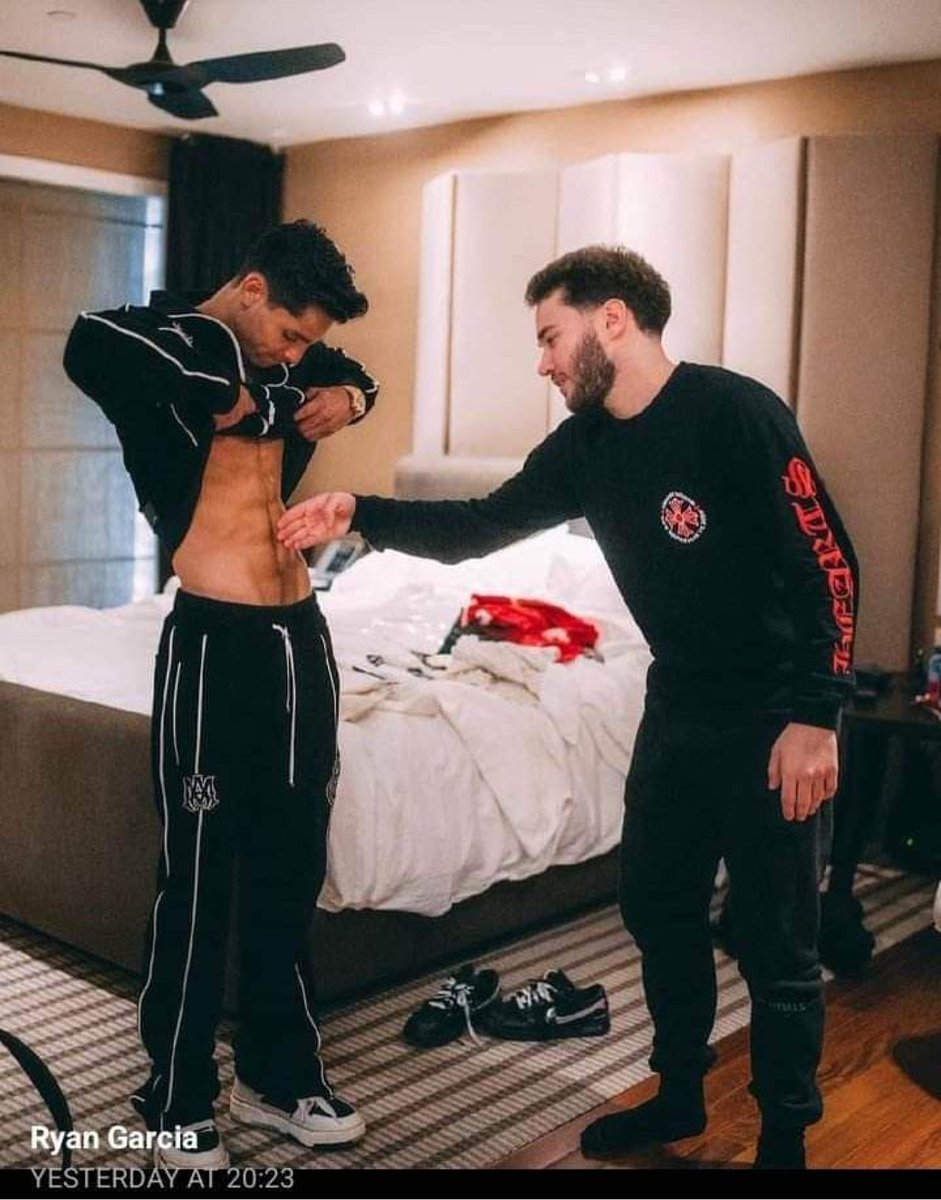 StrollerSam's tweet photo. Everybody who knows me knows I’m a big @RyanGarcia fan the BIGGEST! 😍😍😍 Ryan will be fighting this weekend against the woman abusing @Gervontaa 😡 Can’t wait for Ryan to score the big win! Love you 🥰 #KingRy PS look at him here… how can you NOT fall in love #LGBTBoxingFans https://t.co/JZm9FvNVCQ
