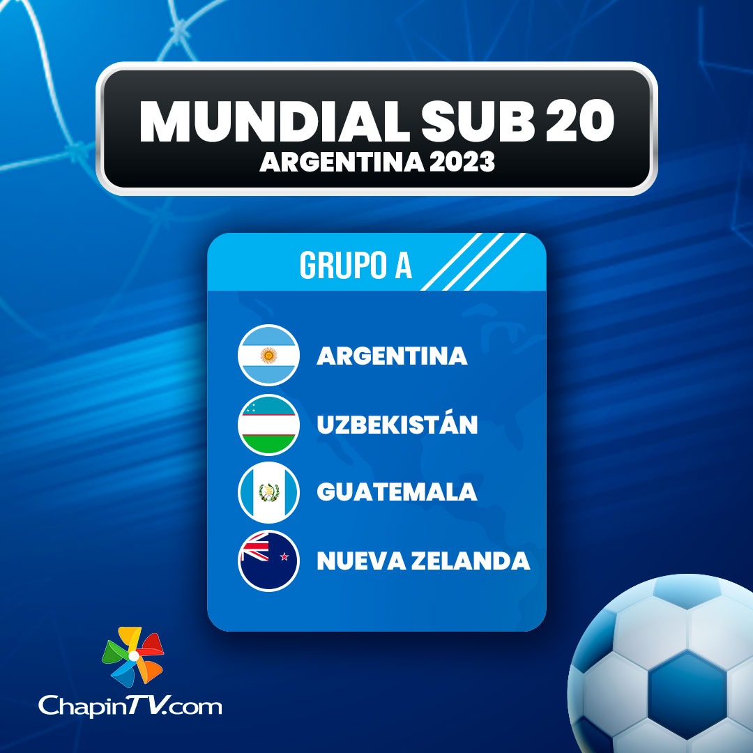 ⚽️ Estos países se enfrentarán con 🇬🇹 Guatemala en el Mundial Sub 20 🇦🇷