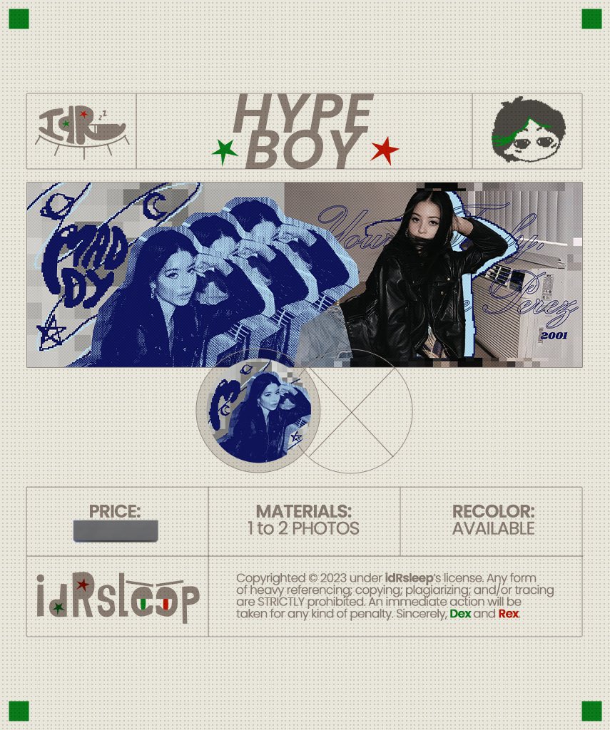 poeir's tweet photo. Retweet di sini untuk layout “Hype Boy” dari @idRsleep. https://t.co/6lKCBIrFJb