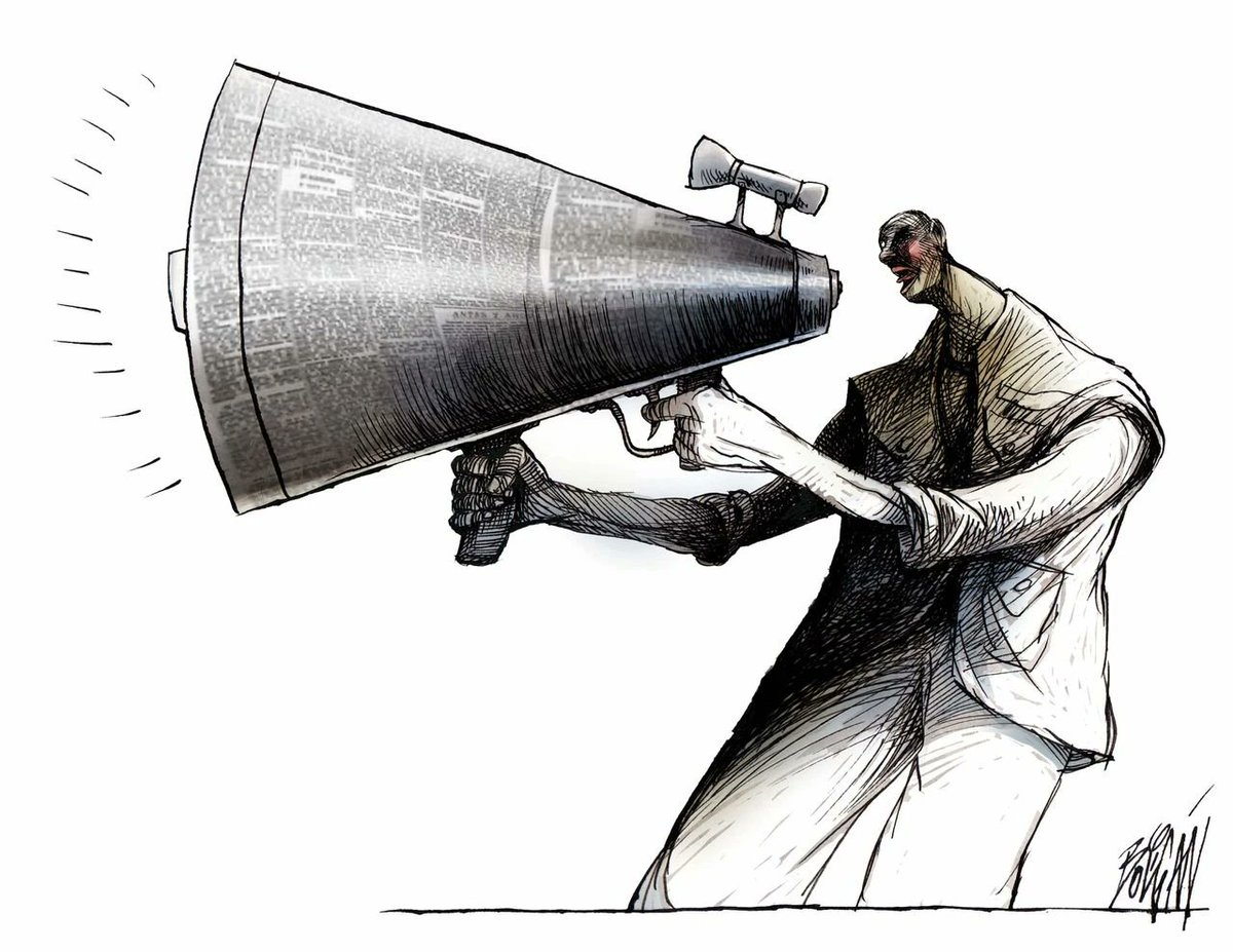 grafonage's tweet photo. Casseroles et poêles feront aussi bien l'affaire jusqu'au 1er mai ! « Guerra a la censura », dessin de @Boligan publié @20minutes
https://t.co/SA5aaWmSuN
#Boligan #censure #censura #dessin #digitalArt #grafonage #web3 #salon_st_just #20minutes https://t.co/NikiYteSL3