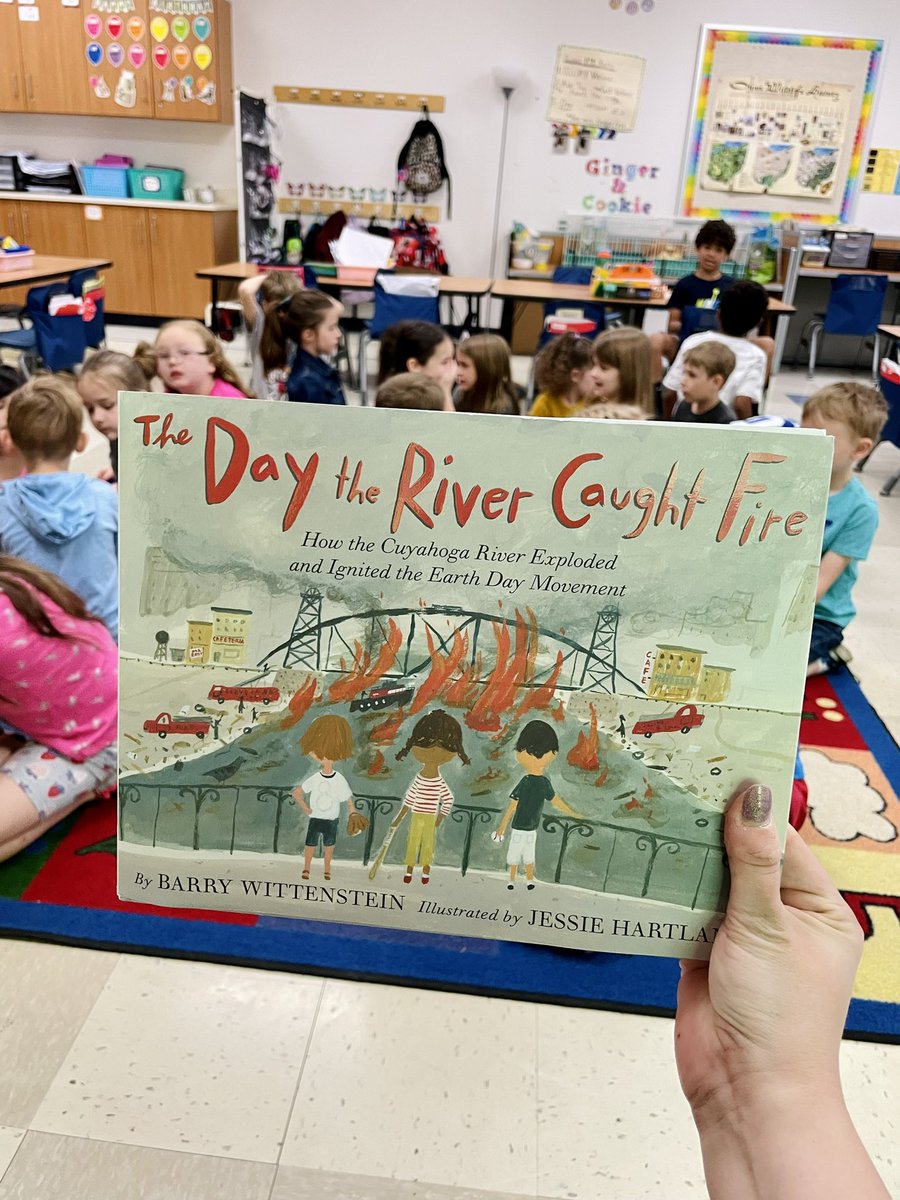 MrsShell_2's tweet photo. I highly recommend this new book by @bwittbooks! I read it to my first graders for Earth Day, and we learned about conservation and Ohio history! https://t.co/Vzt97AR7kU