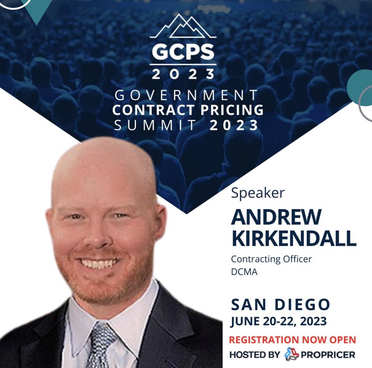 GCPSummit's tweet photo. We are thrilled to have Andrew Kirkendall of @DCMAnews presenting at the 2023 #GCPSummit.

Claim your spot today https://t.co/vAvQ26pdyx

See you in San Diego!

#governmentcontracting #govcon #event #presenter #dcma https://t.co/pjDVENIPAD