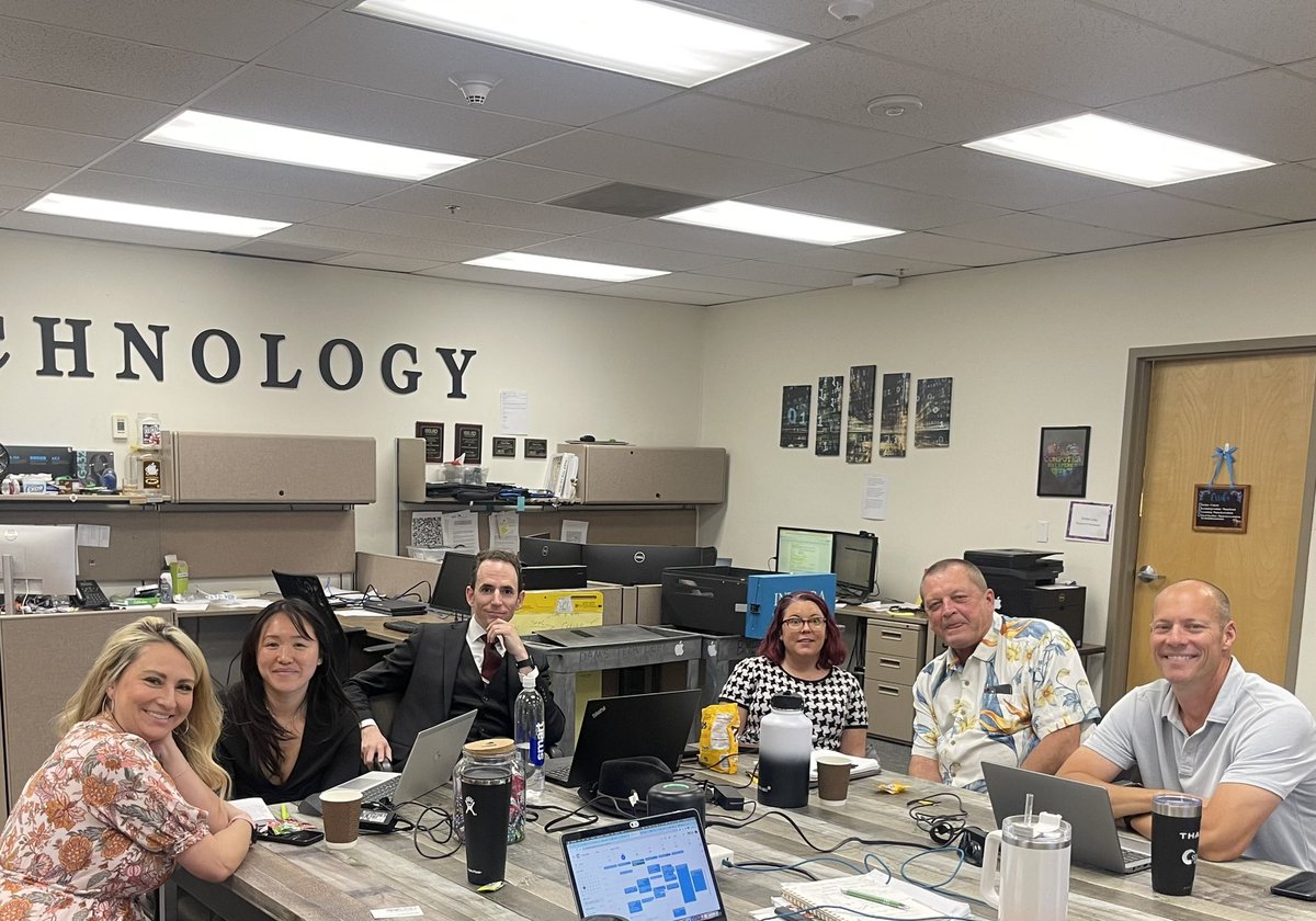 #fbf To when the wonderful folks of Az Dept of Homeland Security and <a href="/Tanium/">Tanium</a> came to help <a href="/CaveCreekUSD93/">Cave Creek USD</a> get up and running with MFA - we appreciate you!