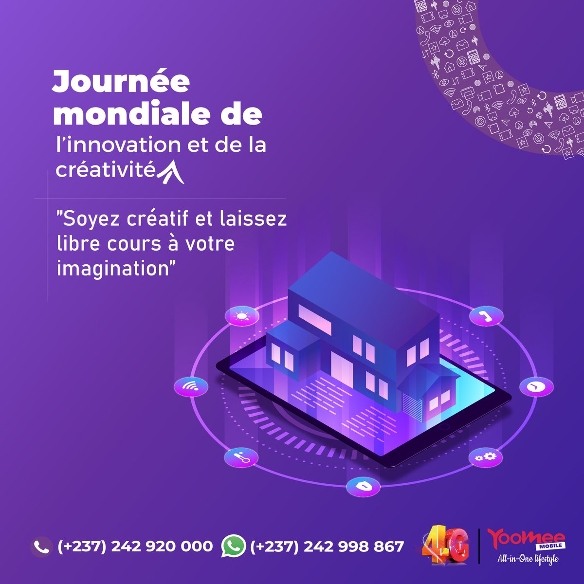 Yoomee_mobile's tweet photo. Qu'est-ce que la créativité selon vous ?

Un grand penseur disait : “La créativité c’est l’intelligence qui s’amuse”

#InnovationDay #creativite #intelligence #technologie #YoomeeMobile https://t.co/pJmKpgSmQY