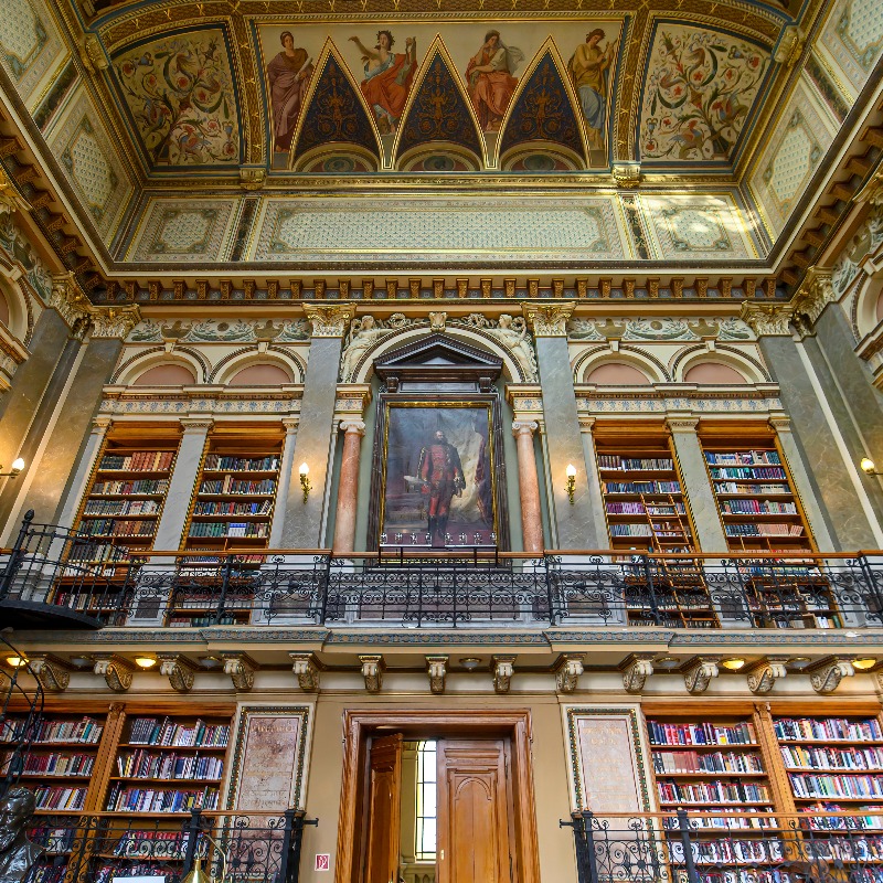 EU_Commission's tweet photo. Since the beginning of their circulation in Europe, books have represented an incomparable experience.

Be it for academic purposes or leisure, books stay with us in our everyday life.

On #WorldBookDay, let’s celebrate them with some of the most beautiful libraries in our Union!